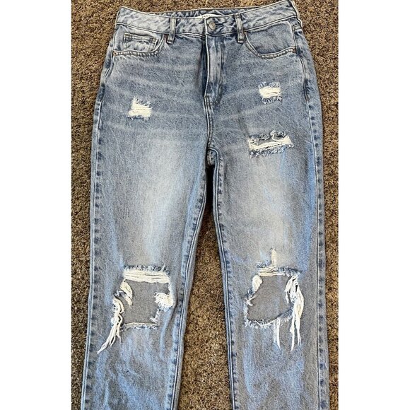 PacSun Distressed Mom Jeans - Size 27 - Picture 2 of 8